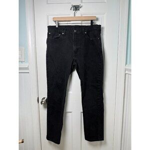 Levi's 511 Men's Straight Leg Black Demin Jeans Size W36 x 30L - READ